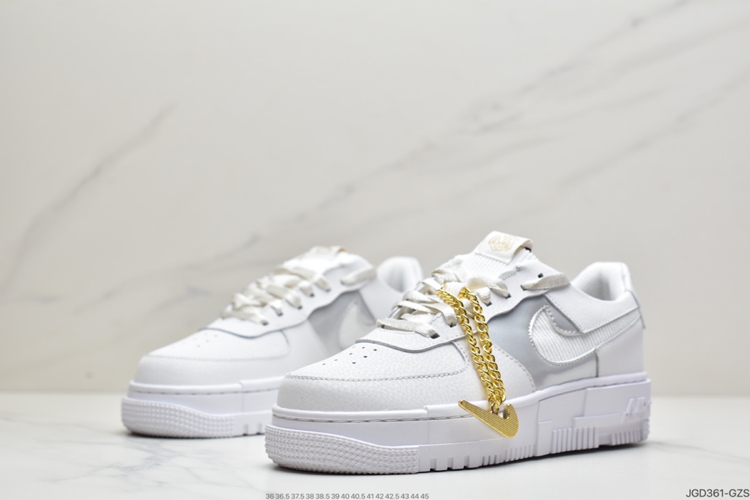 180 耐克Nike Air Force 1’07 解构风格PIXEL 空军一号 DC1160-100