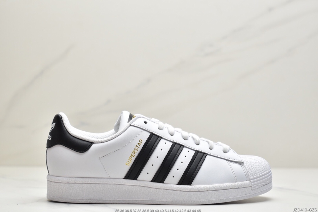 140 阿迪达斯Adidas Superstar 稀有薄荷绿马卡龙 三叶草贝壳头男女休闲鞋 正确蓝底  CG5461