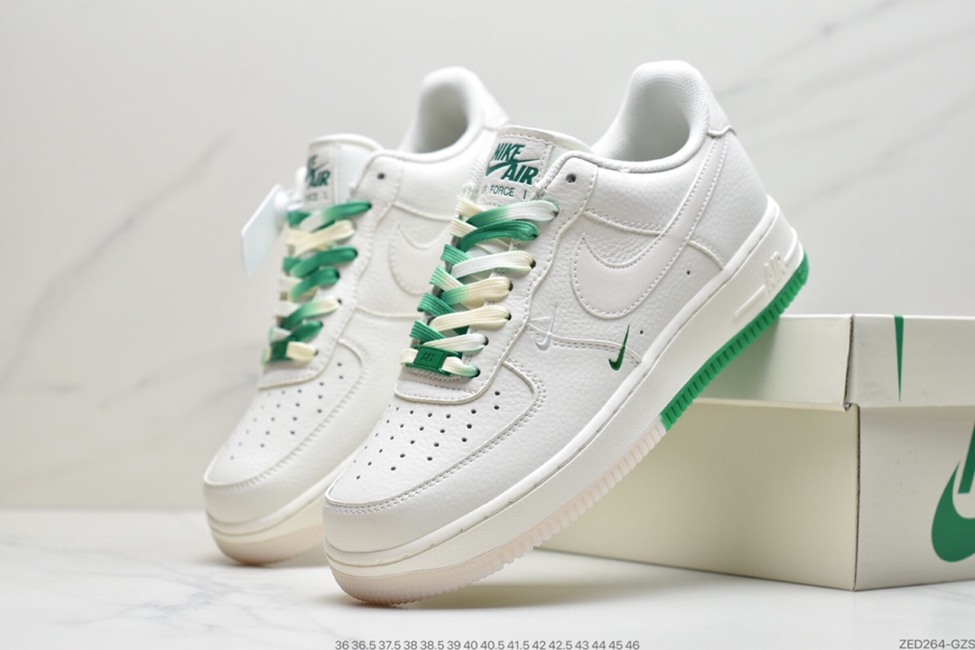 260 耐克 空军 米白色 蓝橙色 双小钩  Nike AIR FMRCE 1‘07 SU19 空军一号低帮  CT1989-105