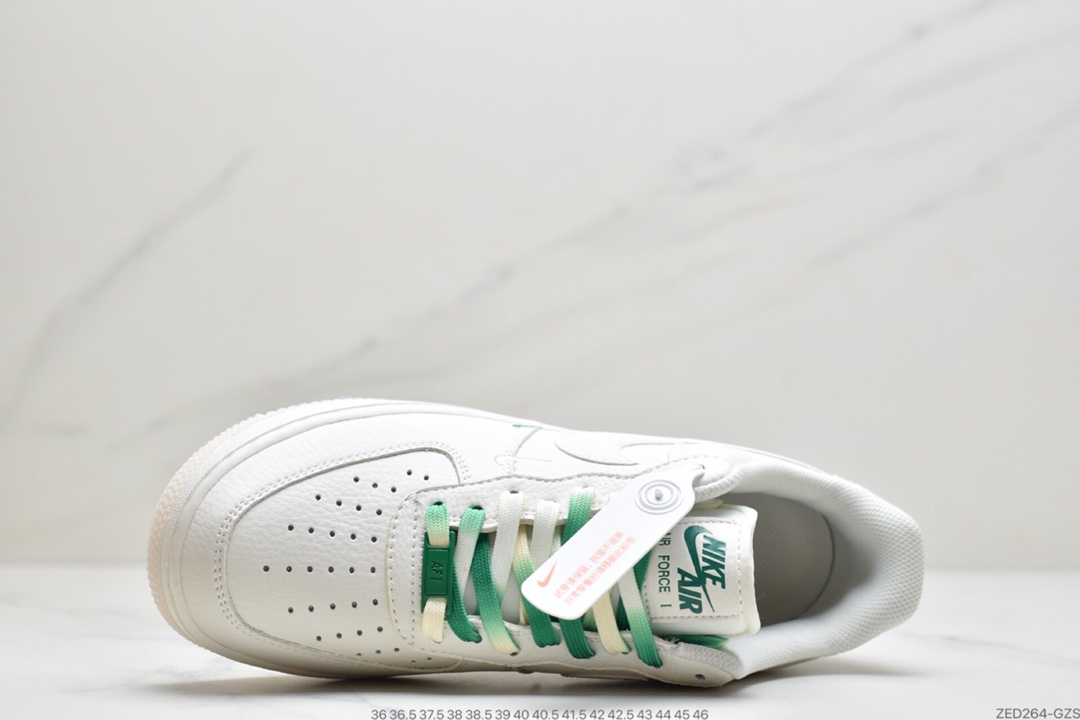 260 耐克 空军 米白色 蓝橙色 双小钩  Nike AIR FMRCE 1‘07 SU19 空军一号低帮  CT1989-105