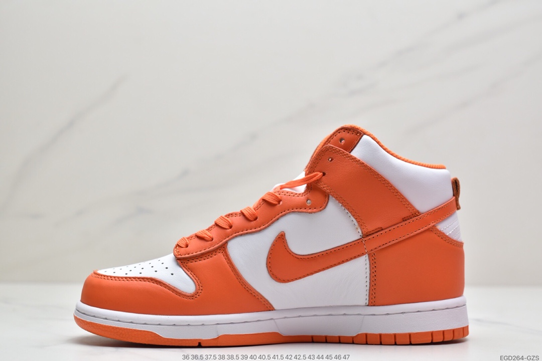 400 耐克Nike SB Dunk High 白橘配色  Dunk SB顾名思义具有经典的Dunk血缘 DD1399-101