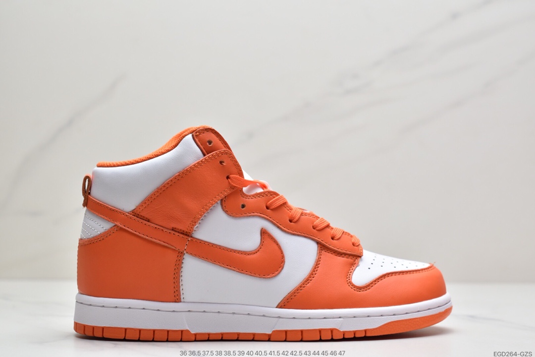 400 耐克Nike SB Dunk High 白橘配色  Dunk SB顾名思义具有经典的Dunk血缘 DD1399-101