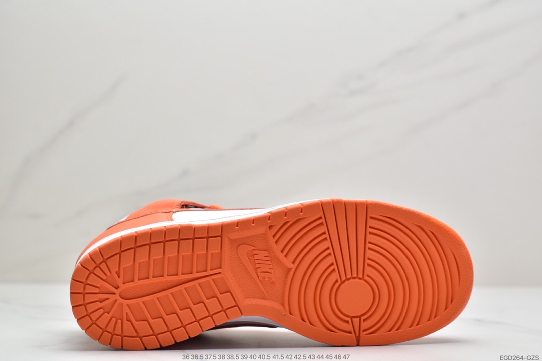 400 耐克Nike SB Dunk High 白橘配色  Dunk SB顾名思义具有经典的Dunk血缘 DD1399-101
