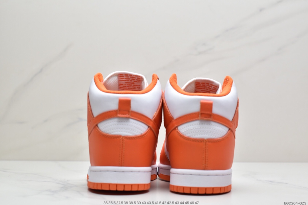 400 耐克Nike SB Dunk High 白橘配色  Dunk SB顾名思义具有经典的Dunk血缘 DD1399-101