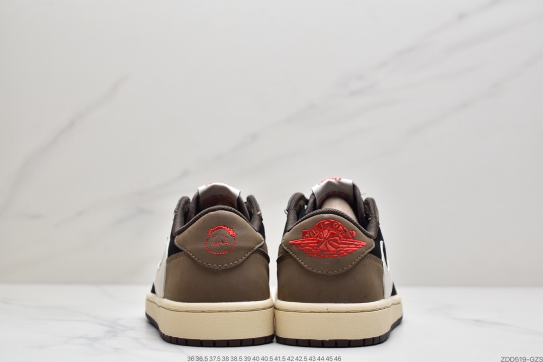 230 倒钩低帮Travis Scott x Air Jordan 1 Low AJ1倒勾低帮 CQ4277-001