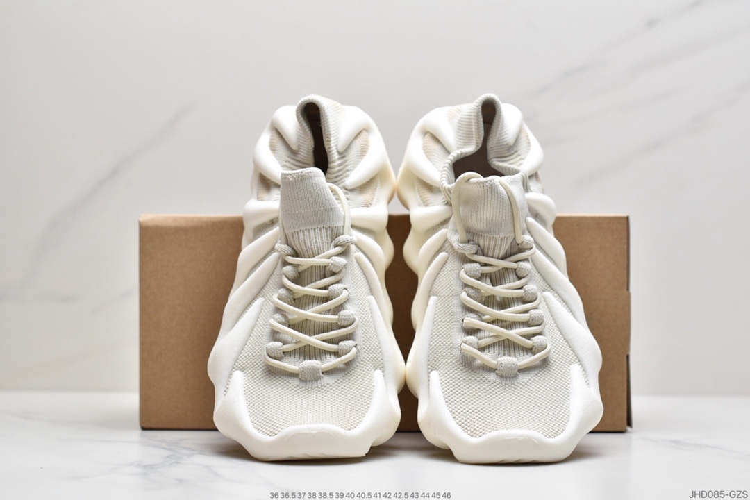 190 adidas Yeezy 450 QX/YY ” Cloud White ” 侃爷椰子 贾斯丁比伯同款  H68039