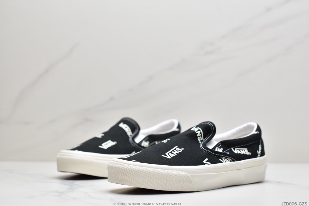 140 万斯Vans Og Classic Slip-On 帆布硫化懒人一脚蹬低帮滑板鞋