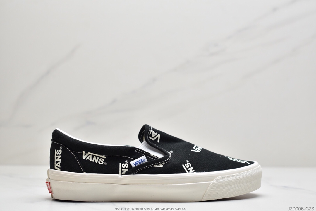 140 万斯Vans Og Classic Slip-On 帆布硫化懒人一脚蹬低帮滑板鞋