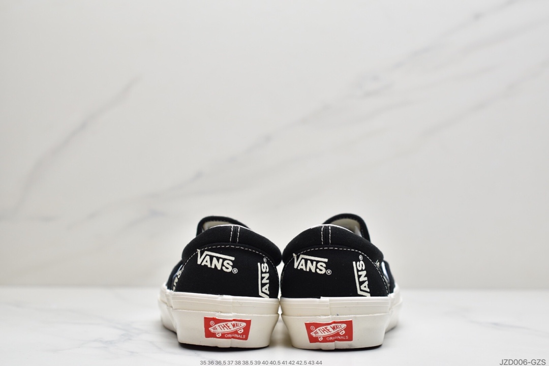 140 万斯Vans Og Classic Slip-On 帆布硫化懒人一脚蹬低帮滑板鞋