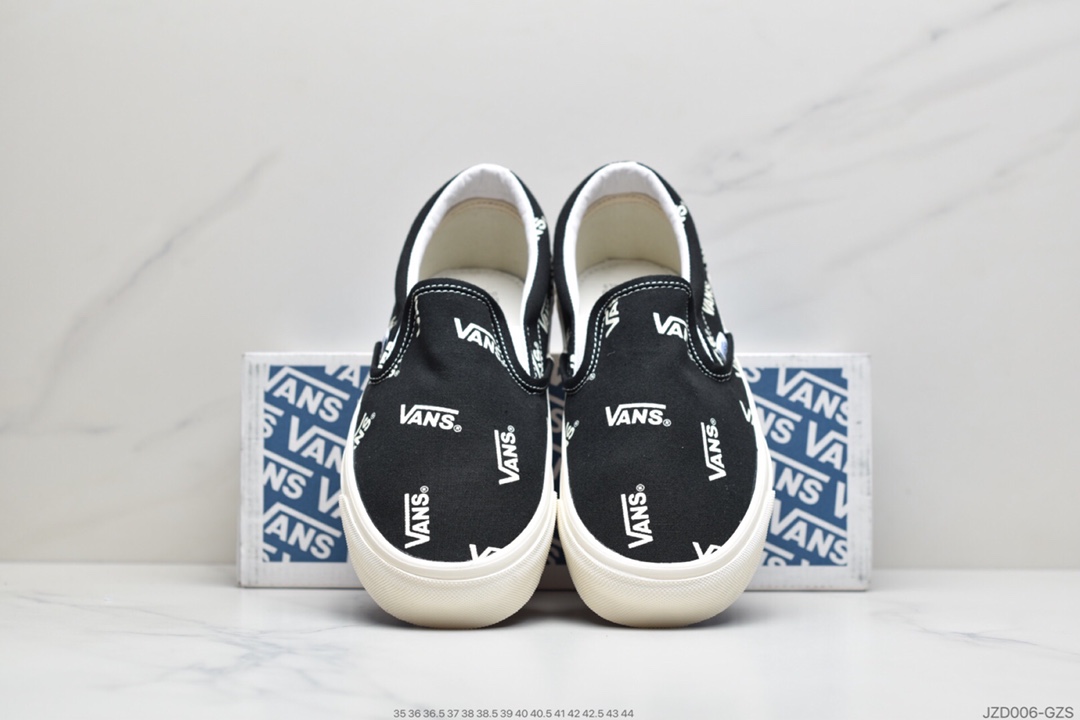 140 万斯Vans Og Classic Slip-On 帆布硫化懒人一脚蹬低帮滑板鞋