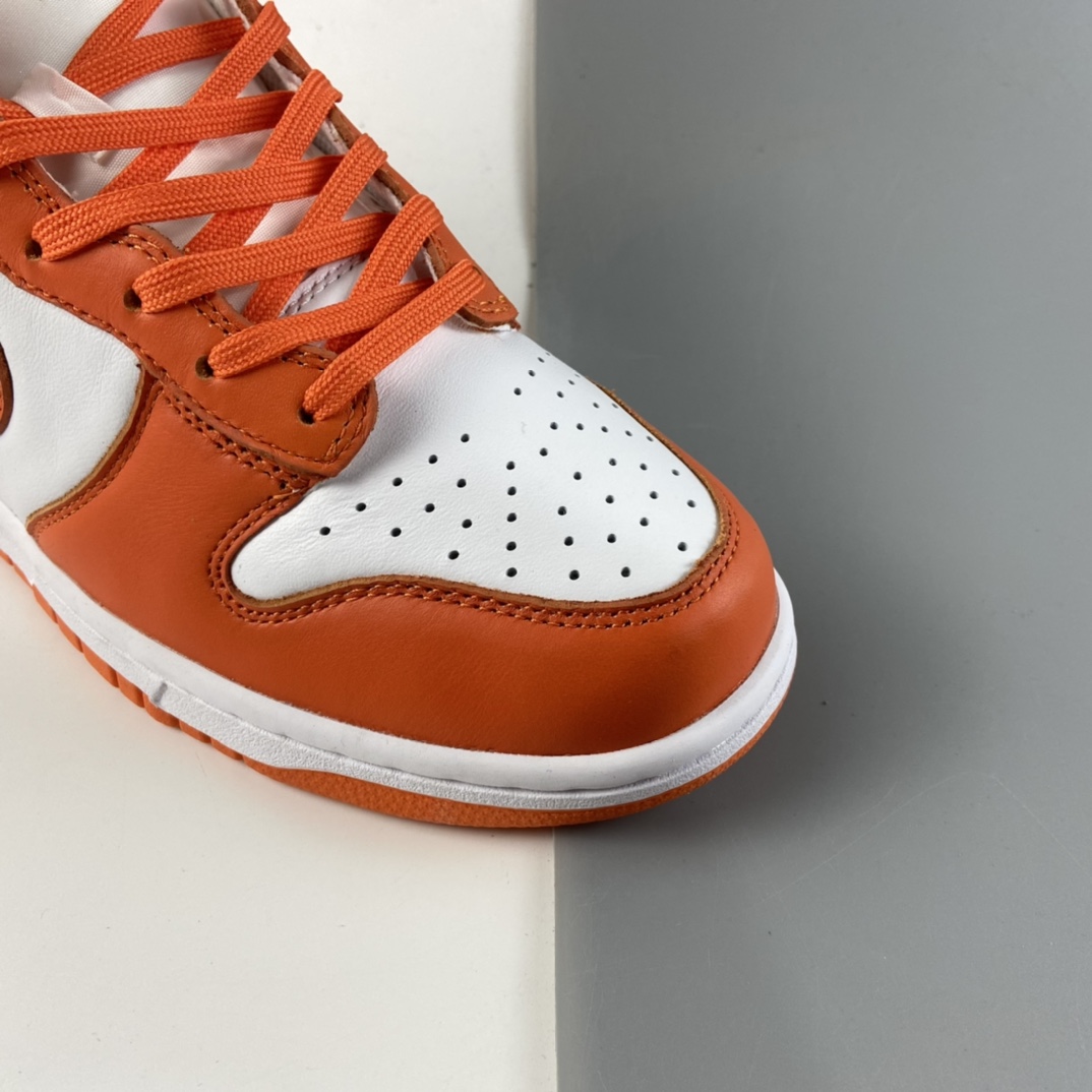 P400 Nike SB Dunk High Retro“Orange Blaze”2021版白橙扣篮系列高帮休闲运动滑板板鞋 DD1399-101-莆田鞋,莆田鞋货源,高仿鞋,高仿鞋货源,安福档口,莆田高仿鞋,莆田鞋批发,高仿鞋批发,莆田高仿运动鞋,高仿运动鞋,莆田运动鞋 P400 Nike SB Dunk High Retro“Orange Blaze”2021版白橙扣篮系列高帮休闲运动滑板板鞋 DD1399-101