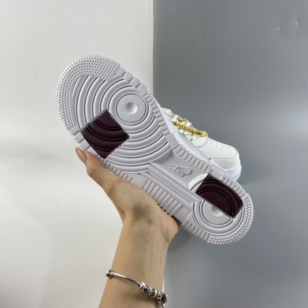 P200 Nk Air Force 1 Pixel 全新厚底空军一号低帮百搭休闲运动板鞋 DC1160-100