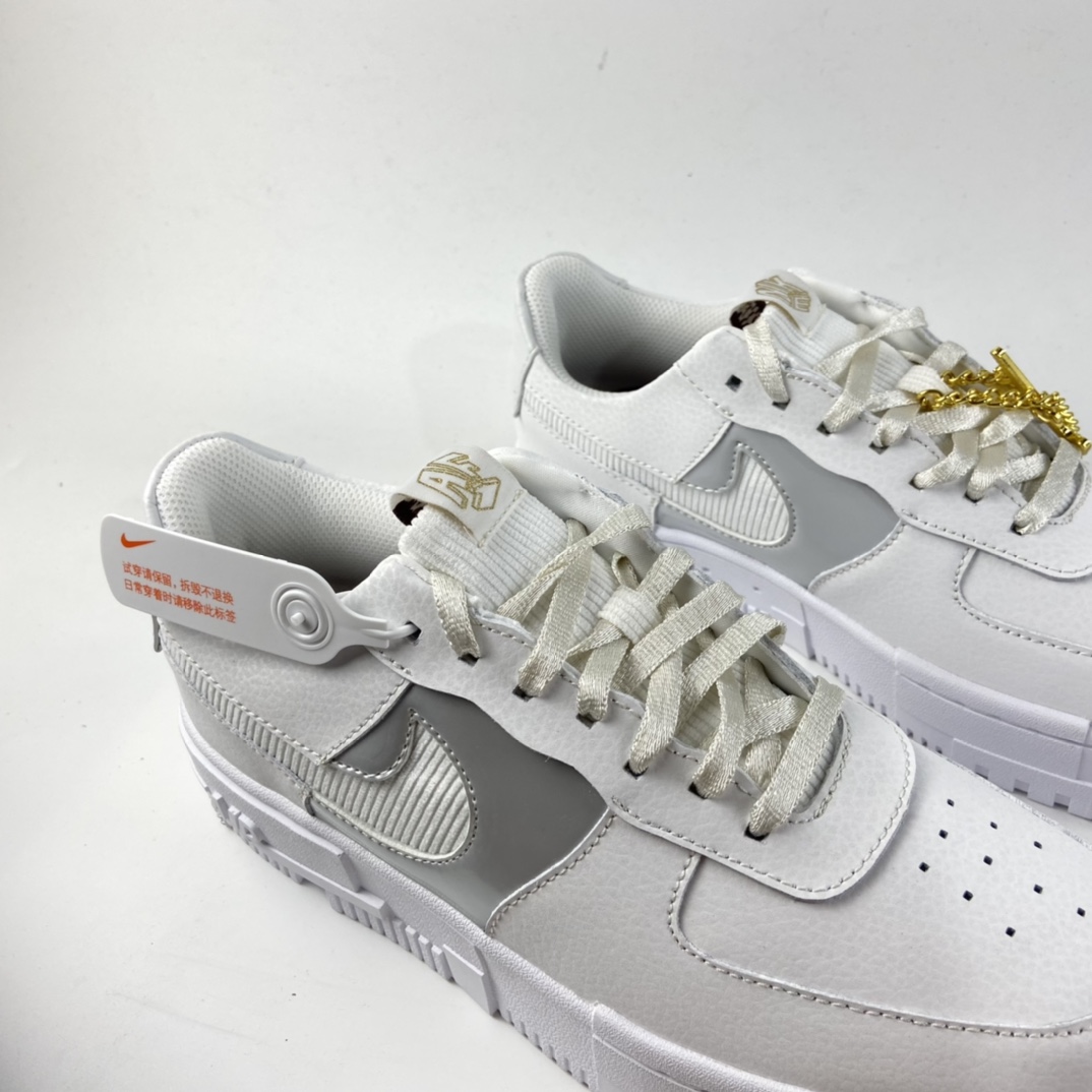 P200 Nk Air Force 1 Pixel 全新厚底空军一号低帮百搭休闲运动板鞋 DC1160-100