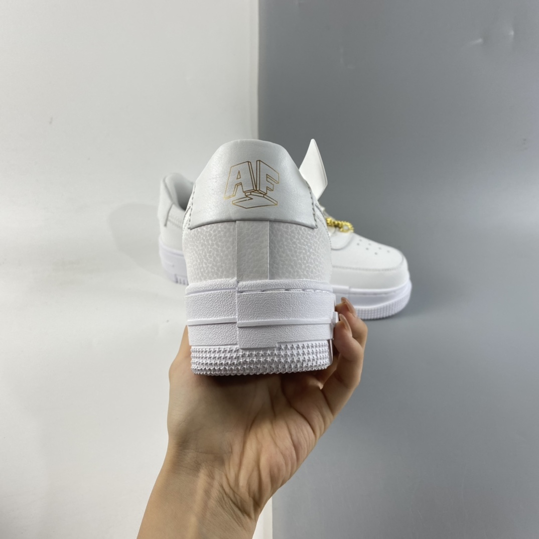 P200 Nk Air Force 1 Pixel 全新厚底空军一号低帮百搭休闲运动板鞋 DC1160-100