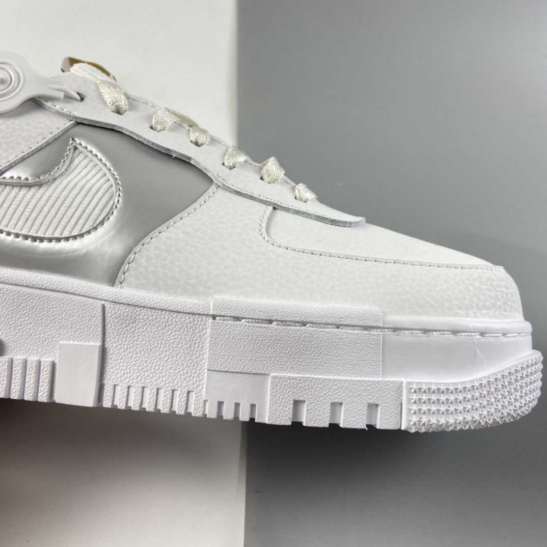 P200 Nk Air Force 1 Pixel 全新厚底空军一号低帮百搭休闲运动板鞋 DC1160-100