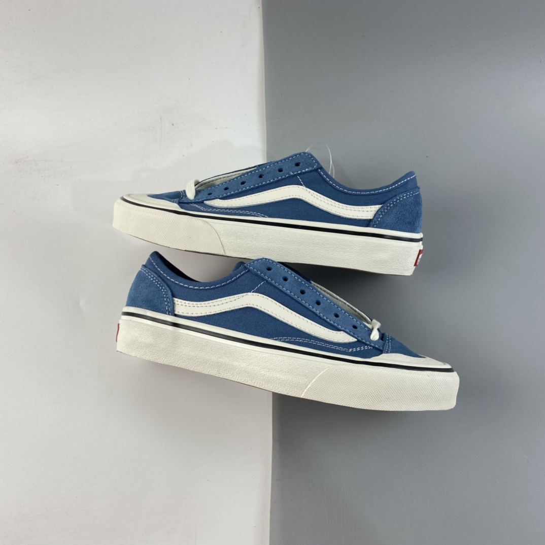 P140 Vans Style 36 SF 包头牛仔蓝 权志龙短头限定版滑板鞋 纯正硫化底 VN0A3MVL42R