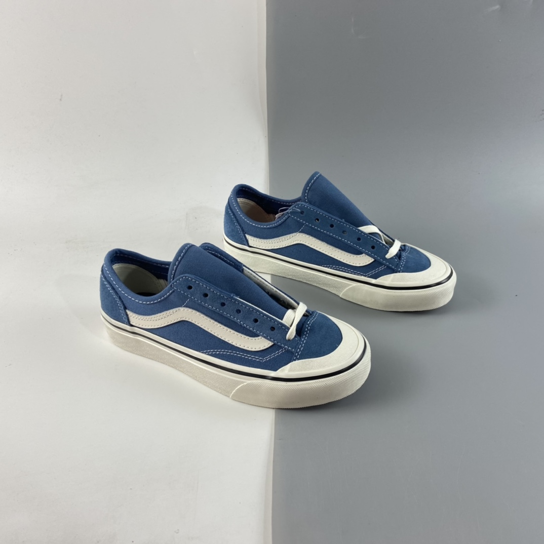 P140 Vans Style 36 SF 包头牛仔蓝 权志龙短头限定版滑板鞋 纯正硫化底 VN0A3MVL42R