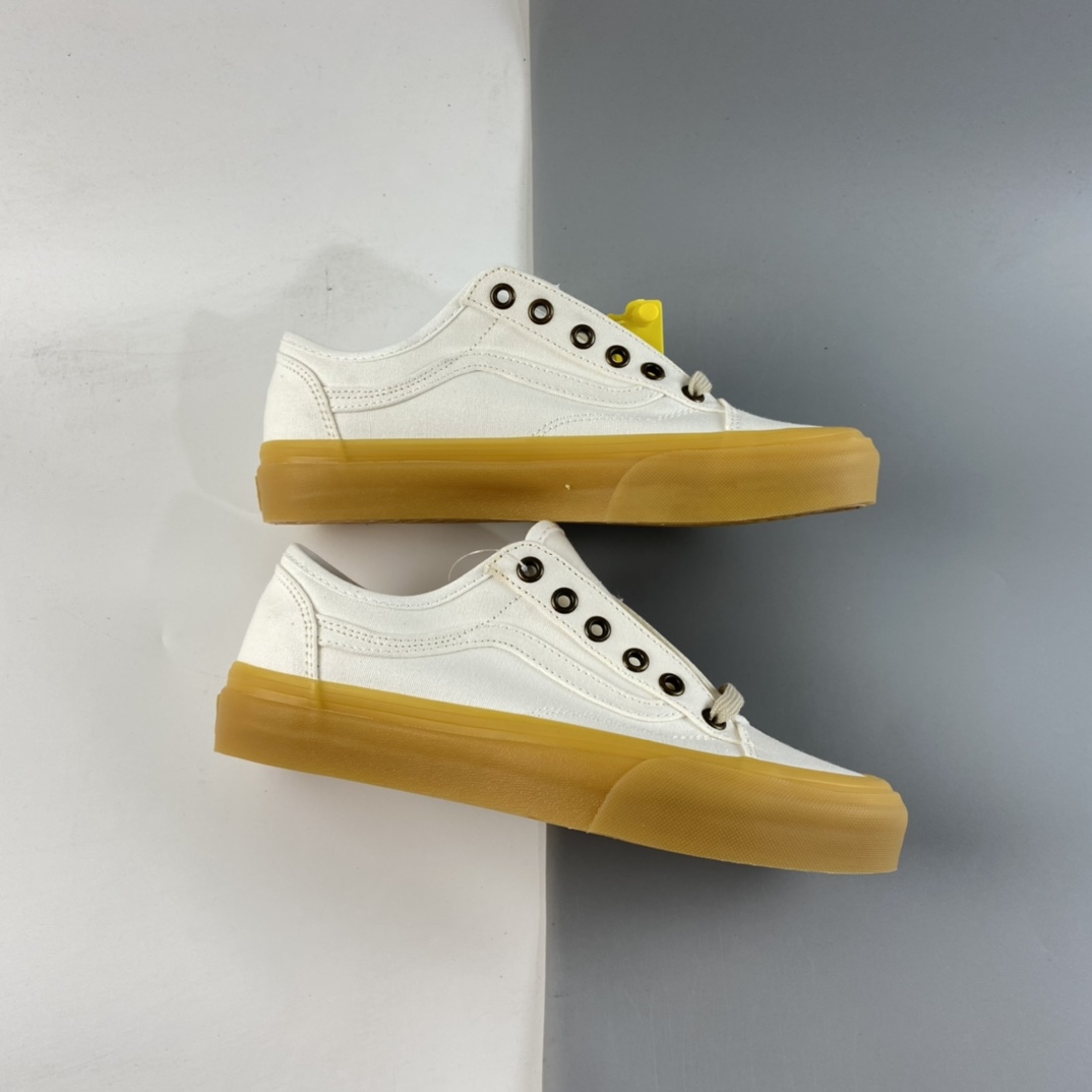 P150 Vans Style 36 范斯官方 环保系列  米色生胶鞋底低帮板鞋运动鞋 VN0A5HYP9GZ