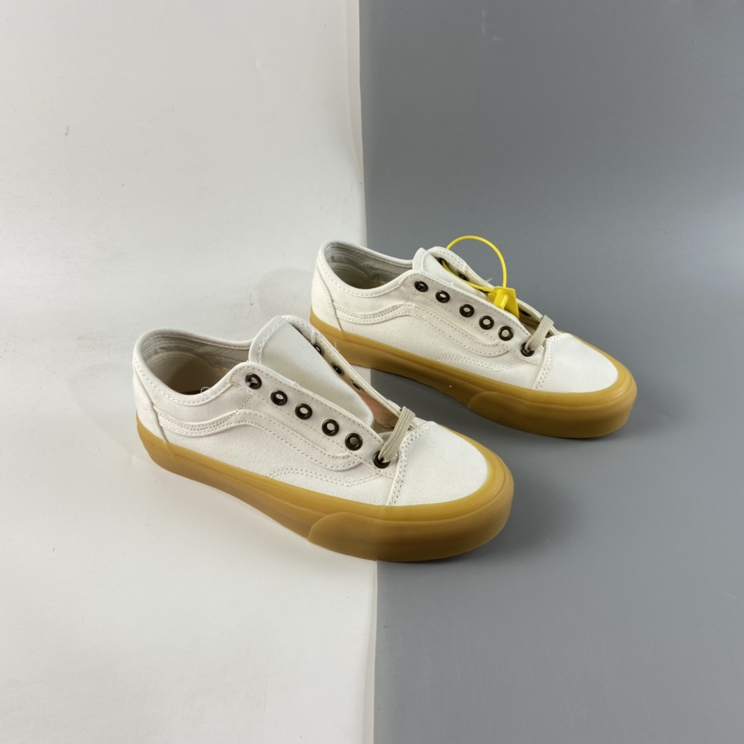 P150 Vans Style 36 范斯官方 环保系列  米色生胶鞋底低帮板鞋运动鞋 VN0A5HYP9GZ