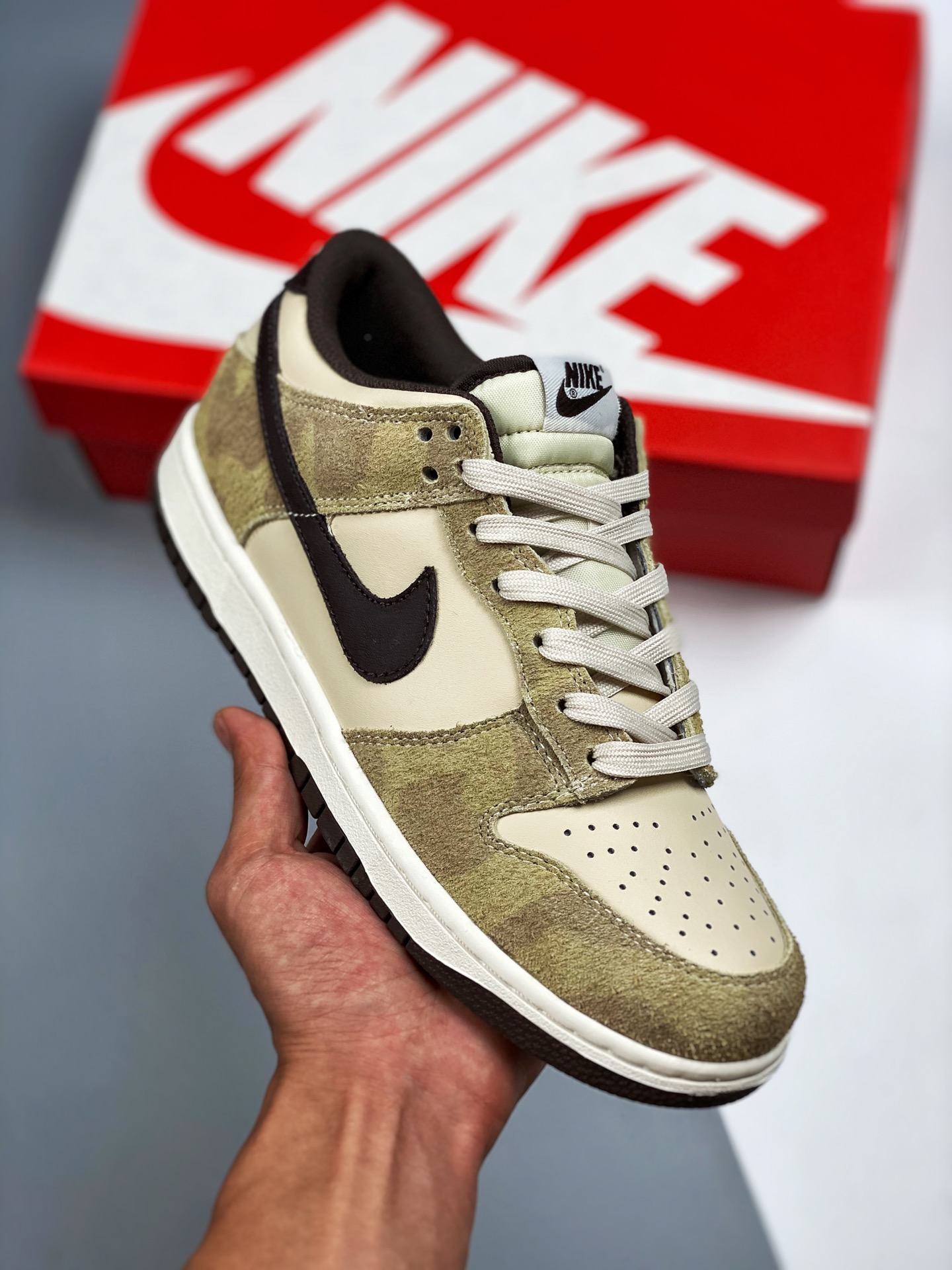 NK Dunk SB Low Retro "Cheetah" beige marrón guepardo, producción de fábrica grande, muy recomendado👏 Material de prime…