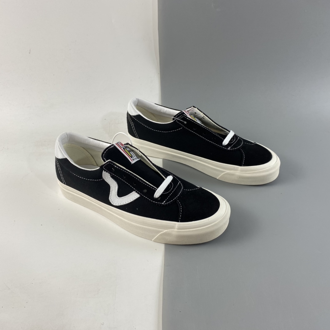 P150 VANS  Style 73 DX Anaheim Factory OG安纳海姆复古黑色低帮男女情侣款硫化滑板帆布鞋 VNOA3WLQUL1
