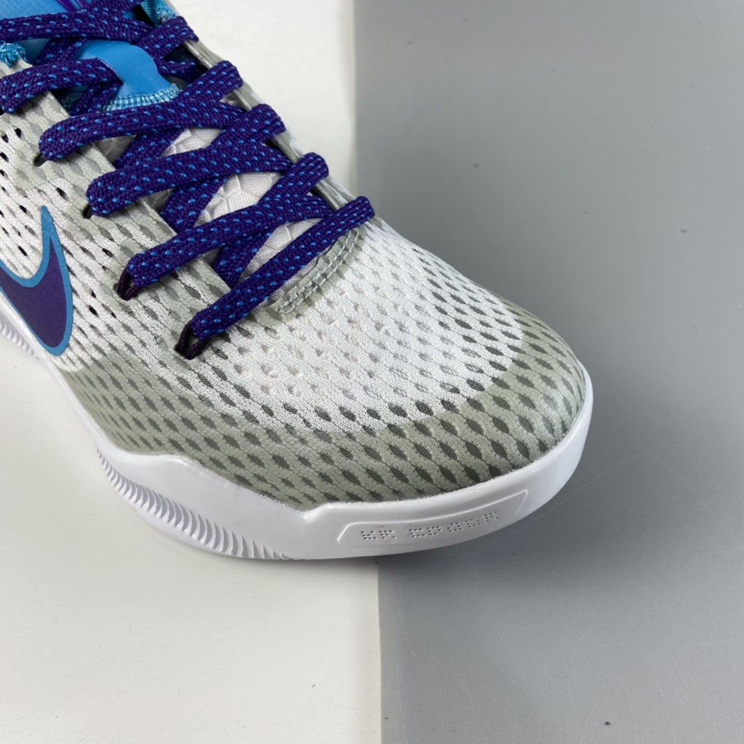 P240 Nike Kobe 11 EM 科比11代篮球鞋运动鞋 灰蓝 选秀日 836184-154