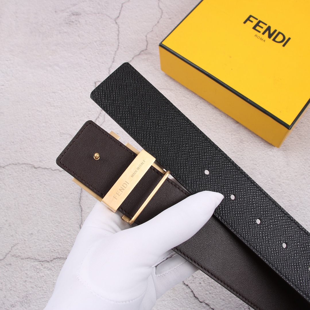 FENDI芬迪专柜同款宽4.0CM双