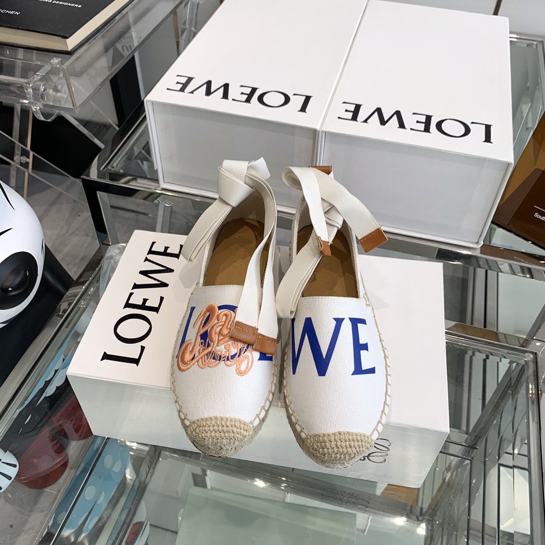 Loewe最新渔夫鞋专柜原版购买一比