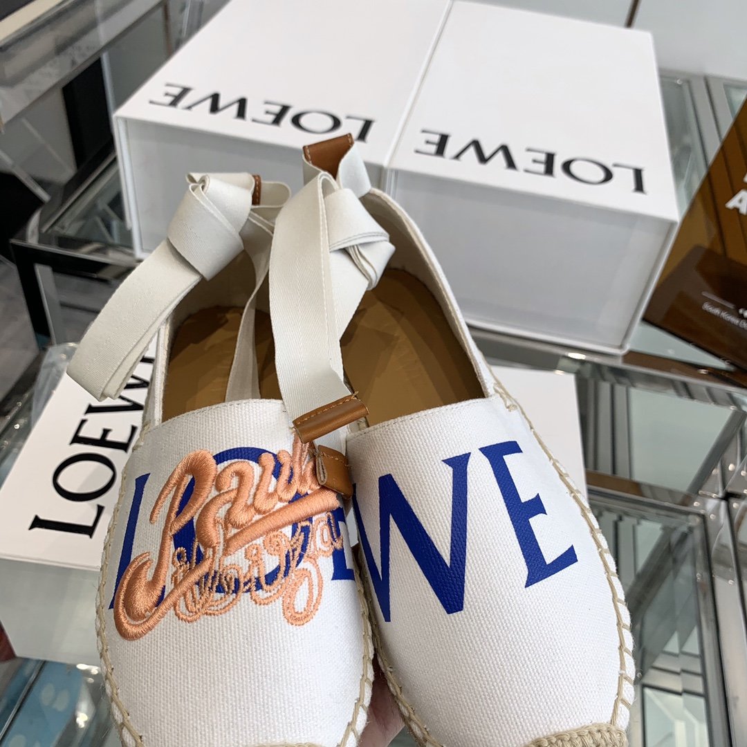 Loewe最新渔夫鞋专柜原版购买一比