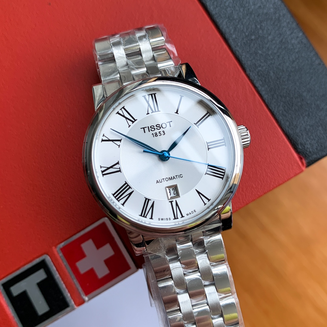 TISSOT T122 Series: Classic Retrospect with Steel Blue Pointer & Swiss ETA Movement - 图片 3