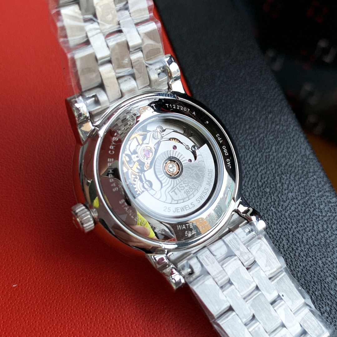 TISSOT T122 Series: Classic Retrospect with Steel Blue Pointer & Swiss ETA Movement - 图片 8
