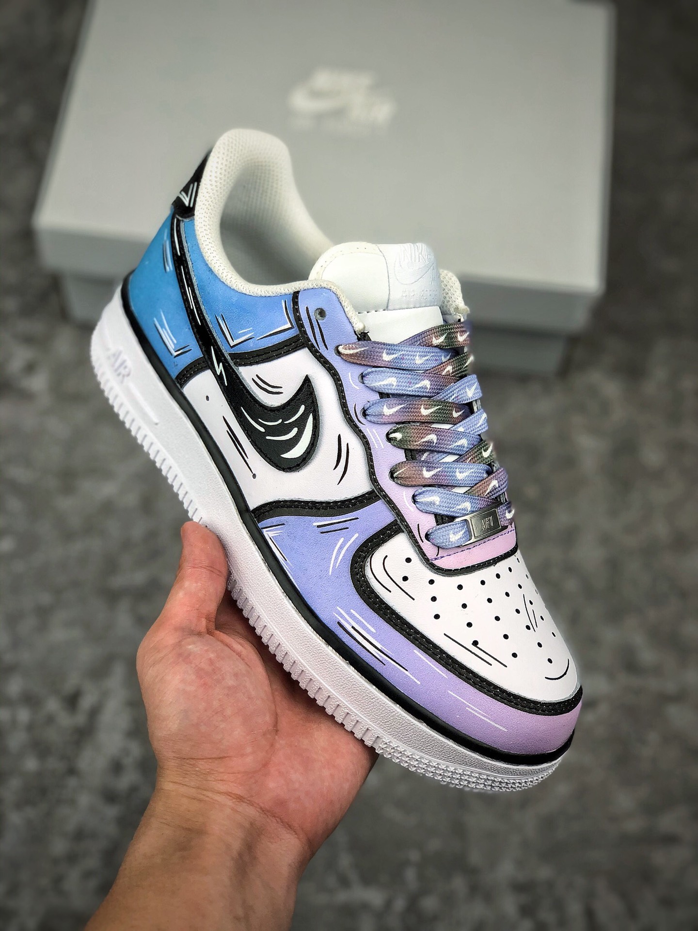  支持放店
官方爆款定制 二次元主题 Nike Air Force 1 Low’07 棉花糖配色 空军一号低帮休闲板鞋 定制皮料 原楦原纸板 纯正空军版型 内置全掌气垫 货号：CW2288-211
 Size：36 36.5 37.5 38 38.5 39 40 40.5 41 42 42.5 43 44 44.5 45