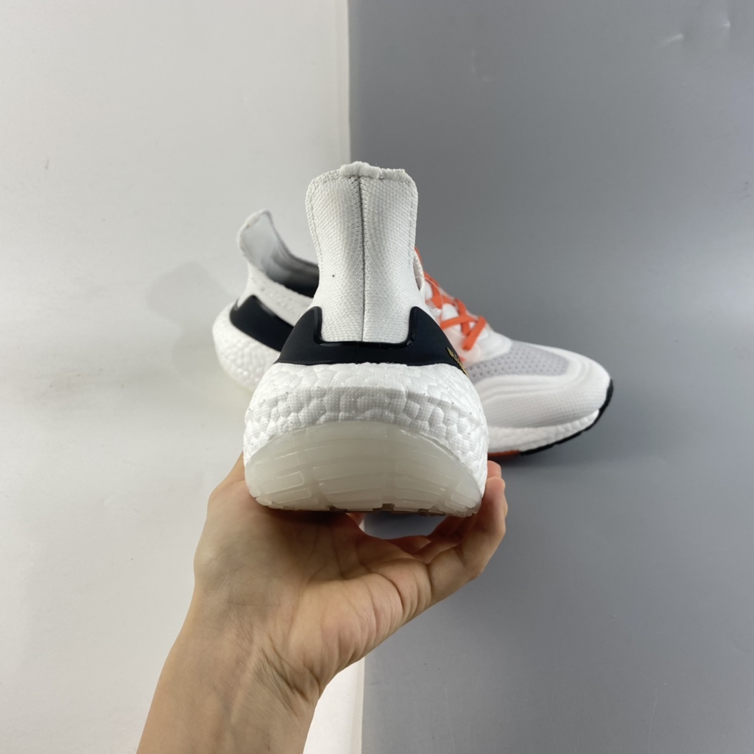 P200 AD UltraBoost 21 加厚爆米花袜套式针织鞋面休闲运动慢跑鞋 FZ2106