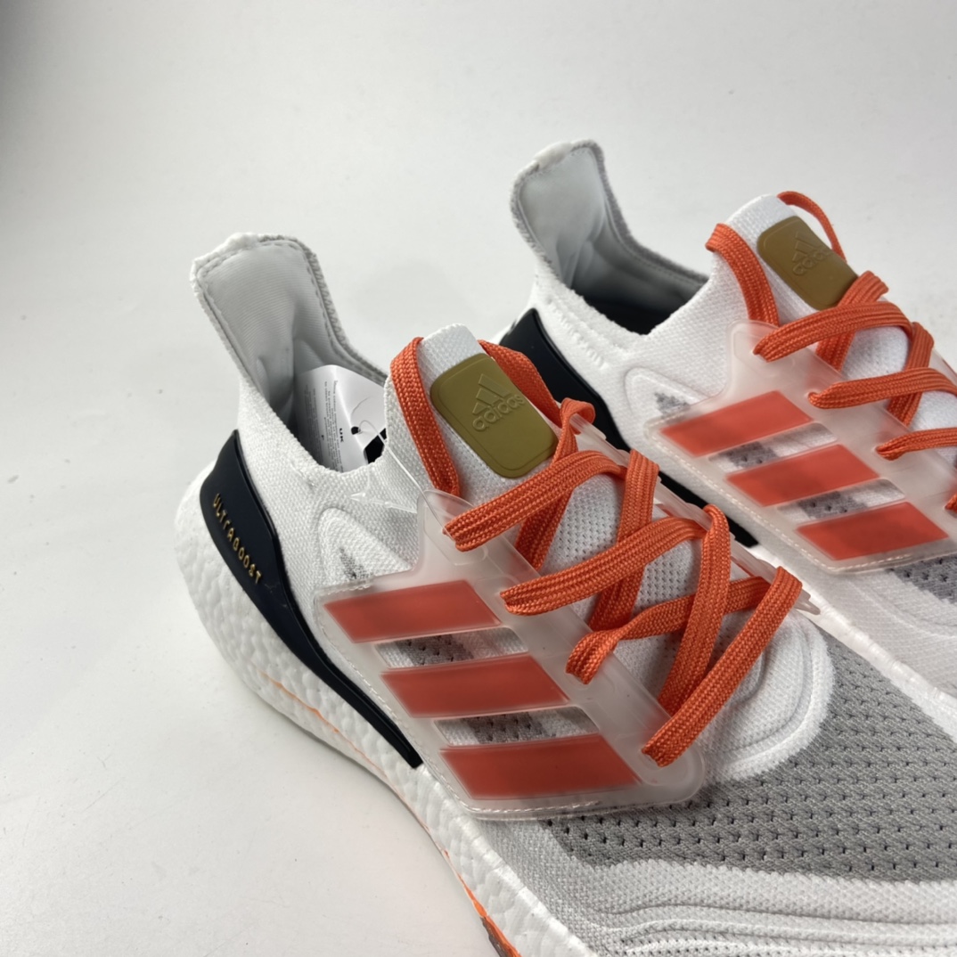 P200 AD UltraBoost 21 加厚爆米花袜套式针织鞋面休闲运动慢跑鞋 FZ2106