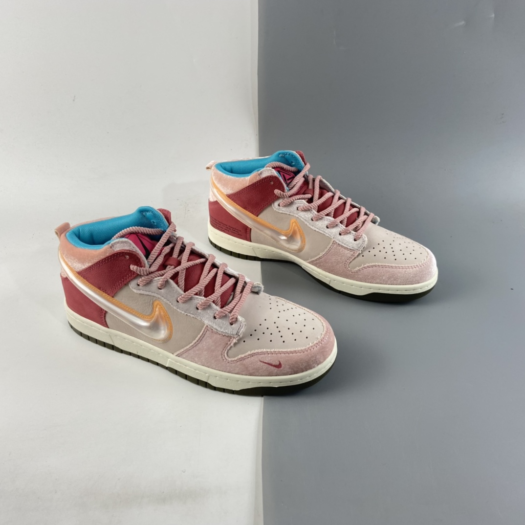 P360 Social Status x Nk SB Dunk High Pro QS 全新联名款果冻勾高帮休闲板鞋 DJ1173-600