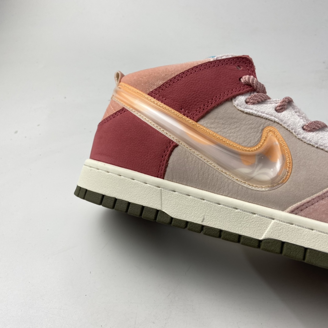 P360 Social Status x Nk SB Dunk High Pro QS 全新联名款果冻勾高帮休闲板鞋 DJ1173-600