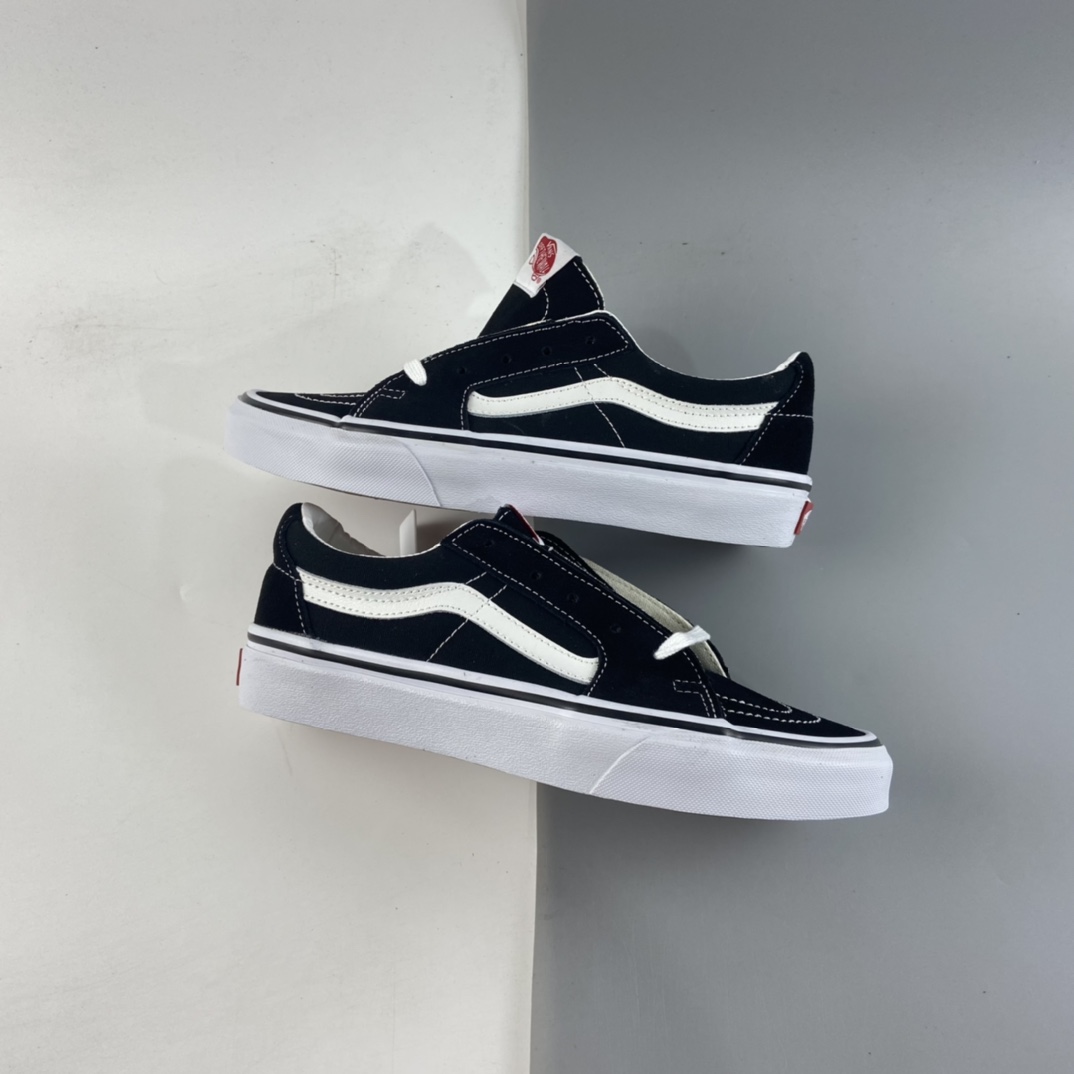 P150 VANS SK8-LOW 范斯经典款男子黑白低帮休闲板鞋帆布鞋 VN0A4UUK6BT