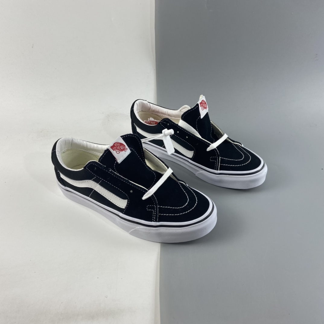 P150 VANS SK8-LOW 范斯经典款男子黑白低帮休闲板鞋帆布鞋 VN0A4UUK6BT