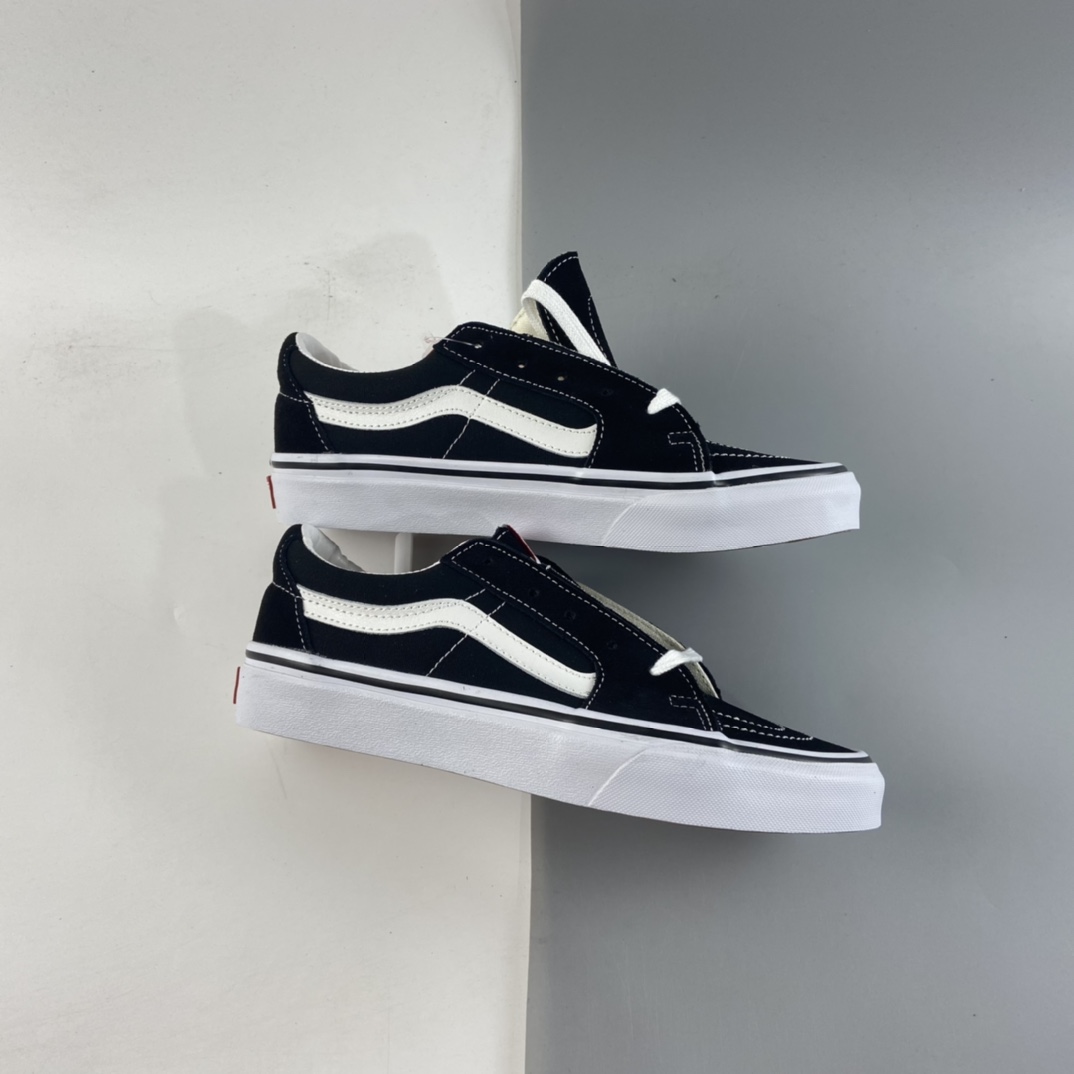 P150 VANS SK8-LOW 范斯经典款男子黑白低帮休闲板鞋帆布鞋 VN0A4UUK6BT