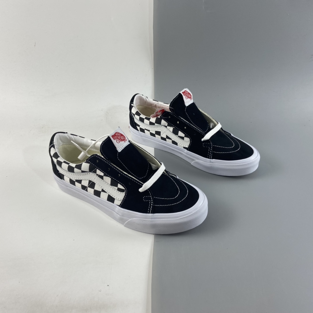 P150 VANS SK8-LOW 范斯经典款男子黑白棋盘格低帮休闲板鞋帆布鞋 VN0A4UUK4W7