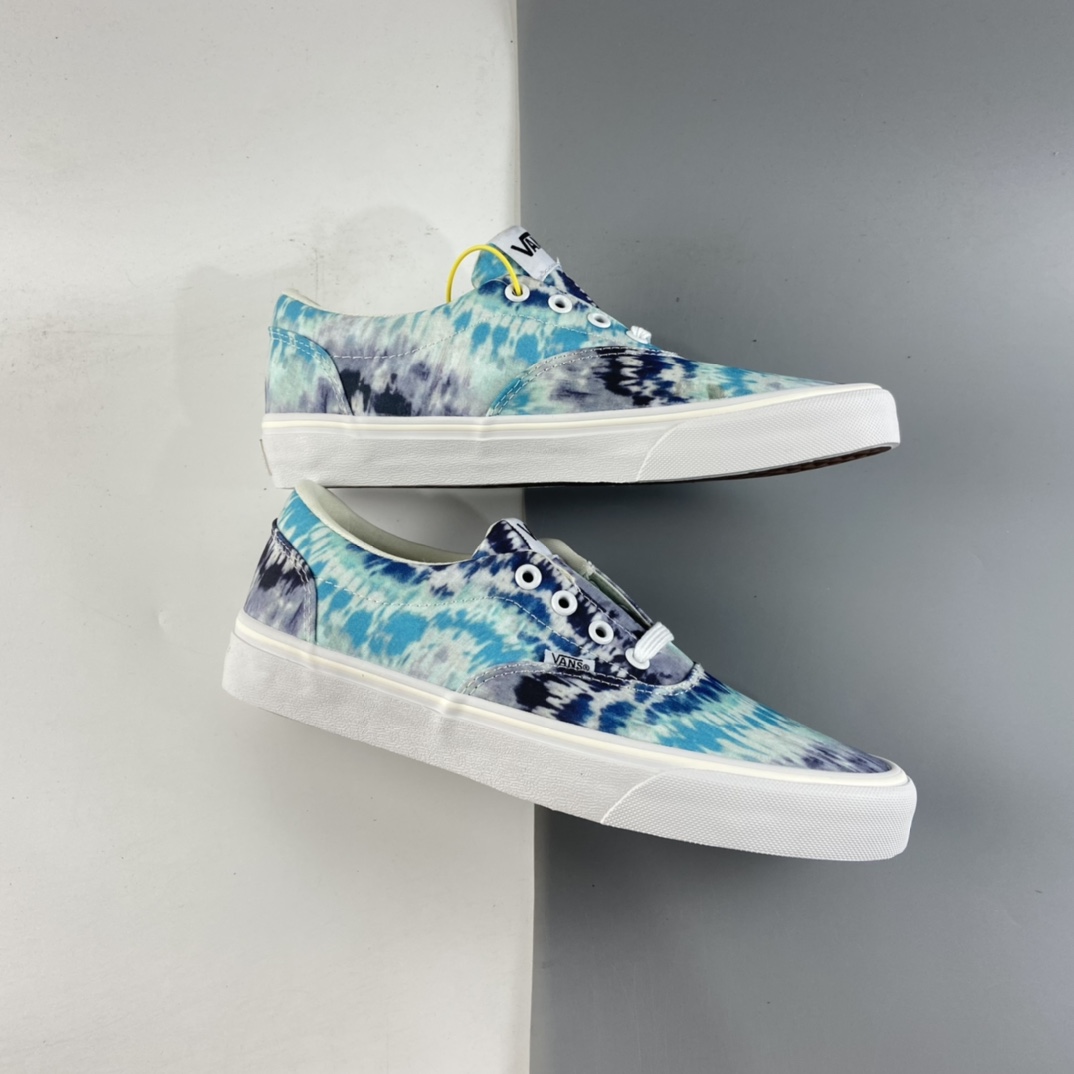 P150 Vans范斯官方-网红小白鞋 国风系列彩色印染女鞋ERA低帮帆布鞋 VN0A3MVZ54H