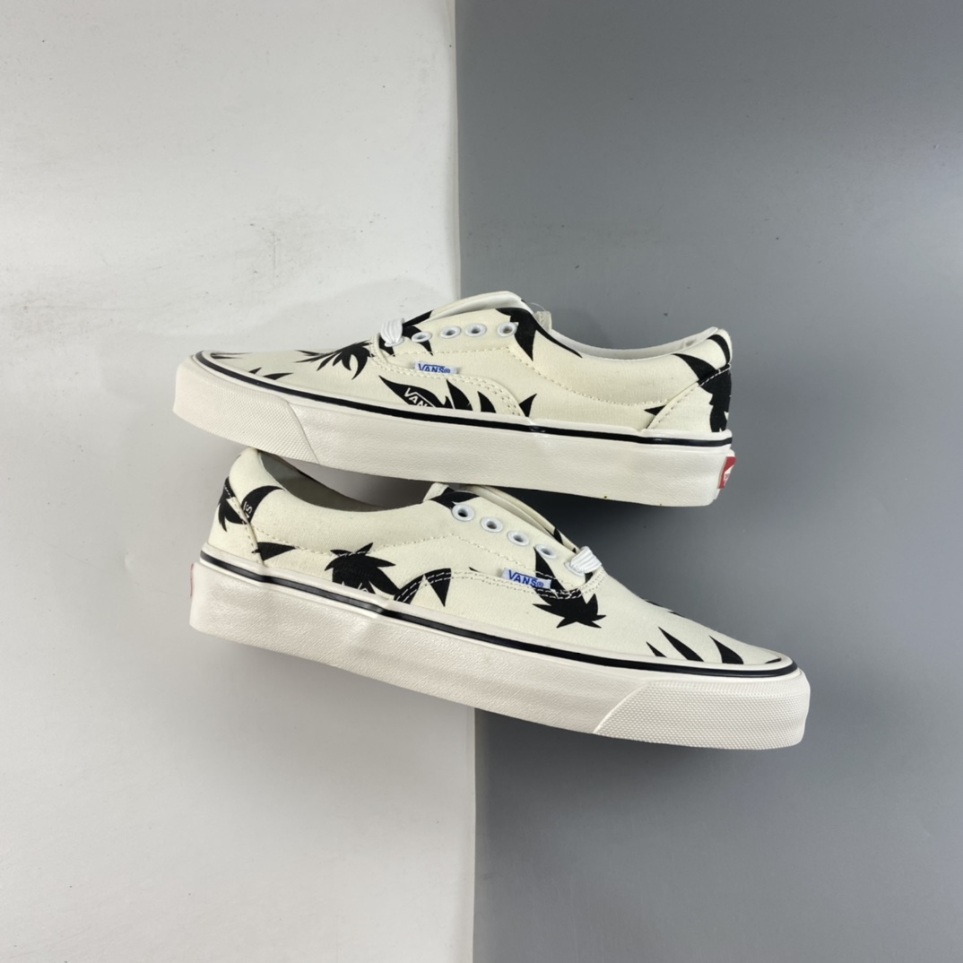 P150  Vans Og Era Lx  万斯ERA白色枫叶帆布鞋2021新款高端韩版百搭vans限量版男女板鞋高端亮油版 VN0A4BVA01Z