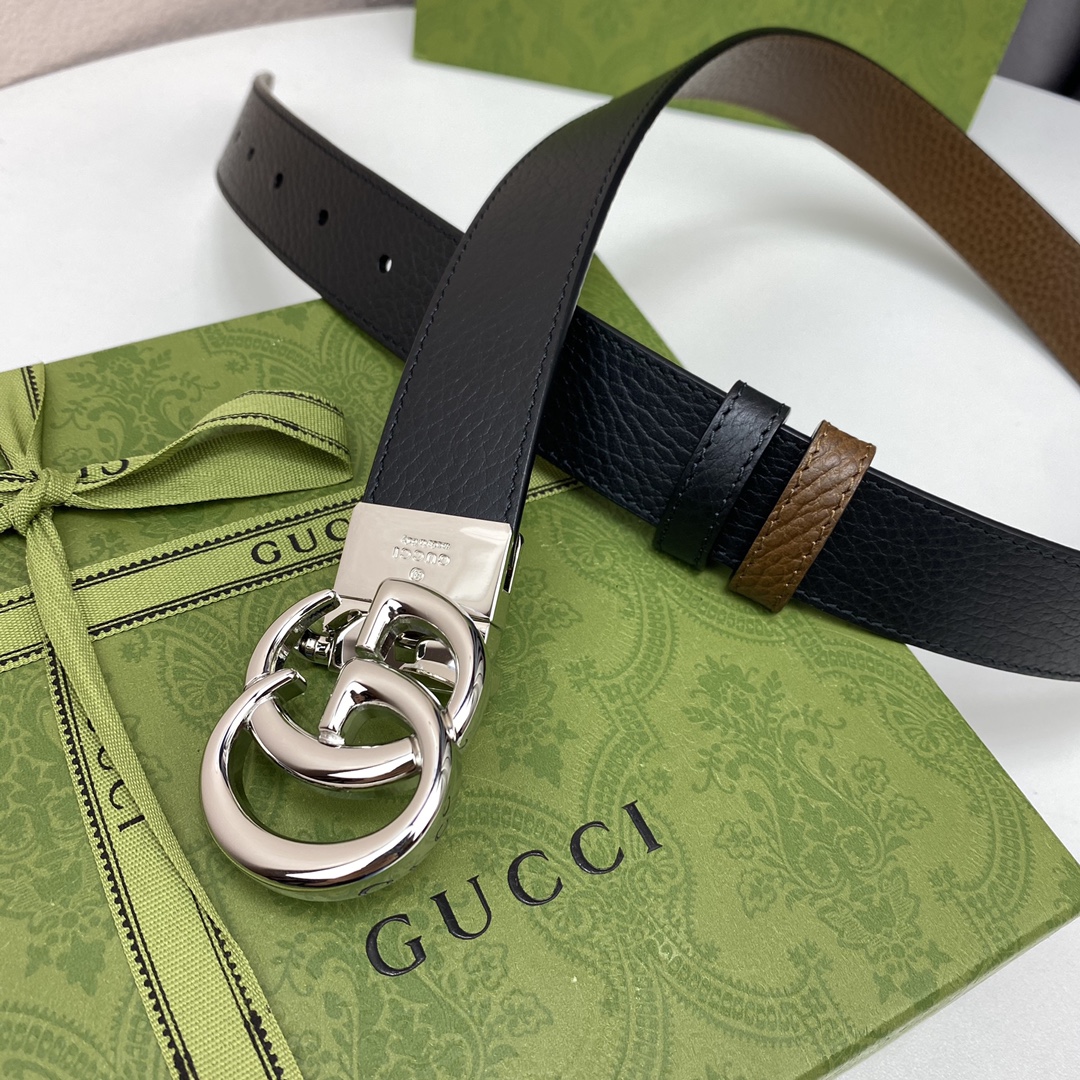 GUCCI頂級原單寬度3cm双面进口