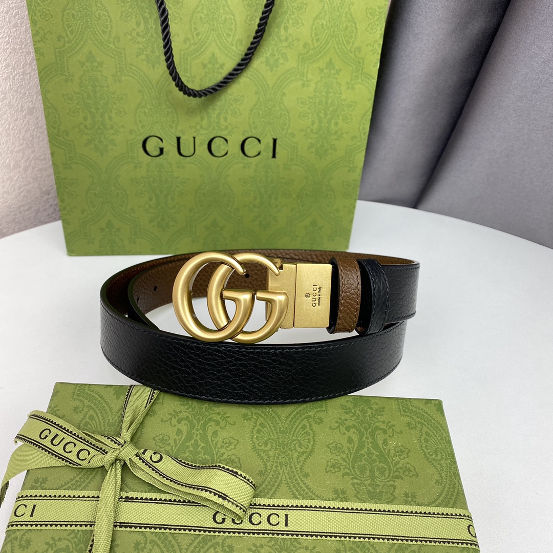 GUCCI頂級原單寬度3cm双面进口