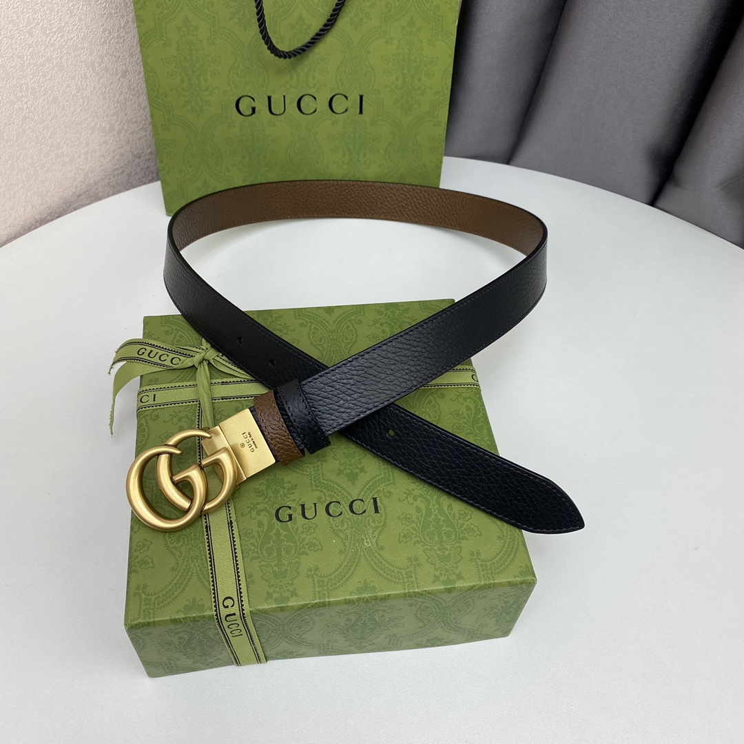 GUCCI頂級原單寬度3cm双面进口