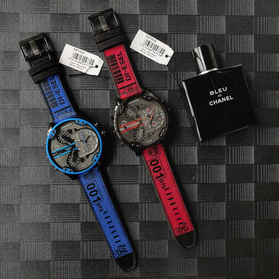 High-Quality Unisex DIESEI Watches: Model 7434 and 7438, 55mm Plate, Quartz, Steel Belts - 图片 9