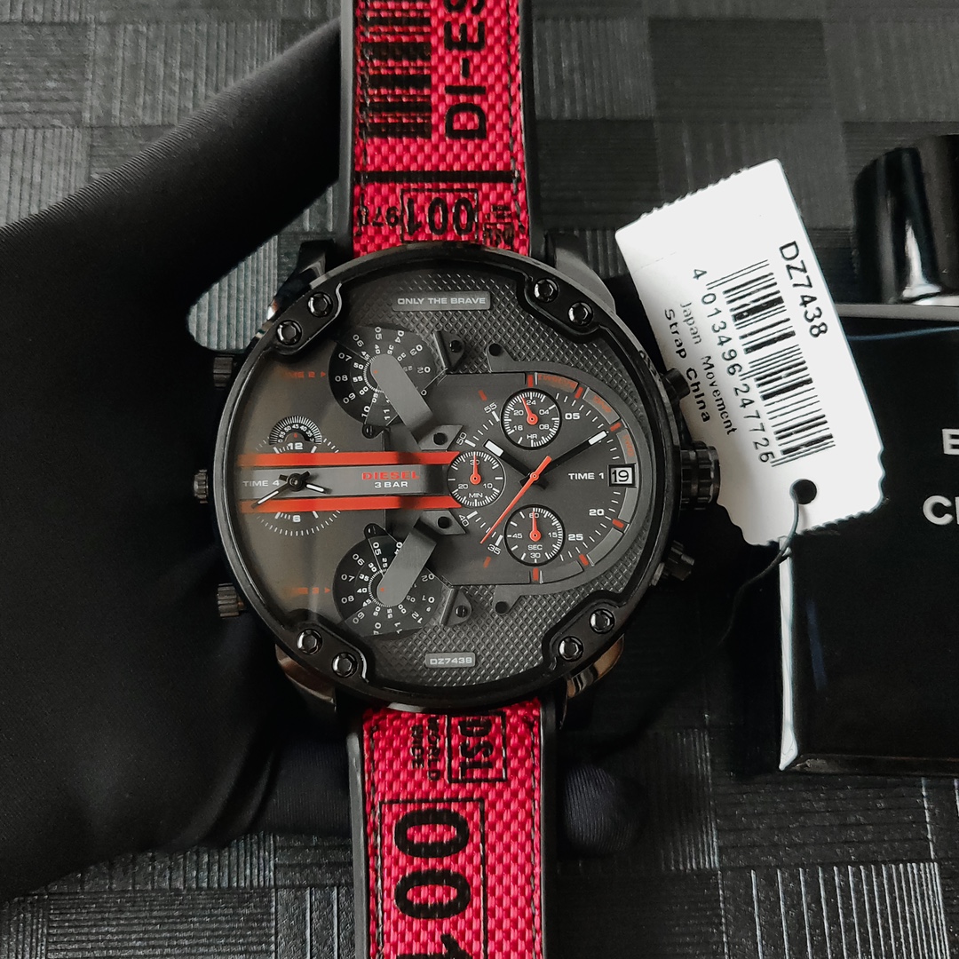 High-Quality Unisex DIESEI Watches: Model 7434 and 7438, 55mm Plate, Quartz, Steel Belts - 图片 2