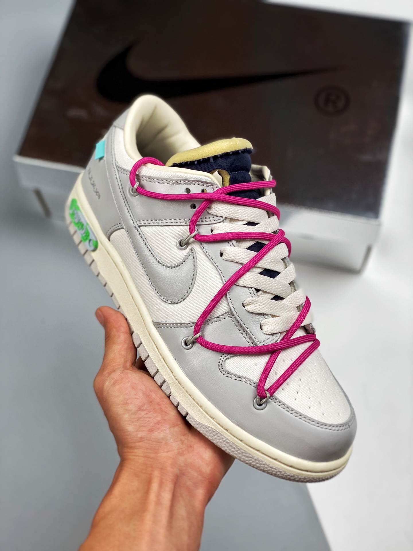 Off White x Futura x Nike Dunk Low Black Orange colaboración triple, mejor relación calidad-precio❗️ El estilo de diseñ…