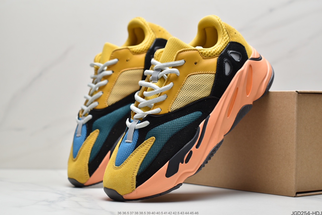 180 真爆 Adidas Yeezy Boost 700 Inertia  侃爷椰子700 3M反光跑鞋