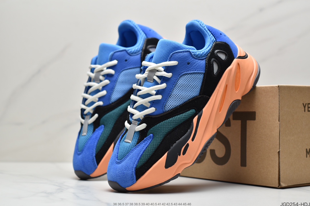 180 真爆 Adidas Yeezy Boost 700 Inertia  侃爷椰子700 3M反光跑鞋